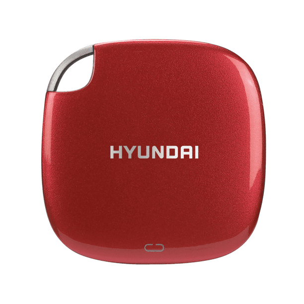 USB-C//USB-A PC//MAC//Mobile Dual Cable Included HTESD1024R Hyundai 1TB Ultra Portable Data Storage Fast External SSD Candy Apple RED